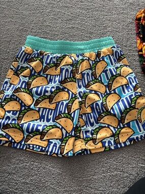 Baseball Lifestyle Taco-Print Shorts